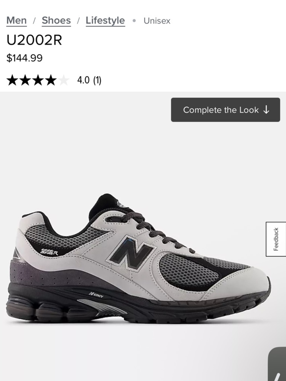 New Balance U2002R Unisex Grey Matter/Castlerock Sneakers M9 W10.5 - Picture 6 of 7